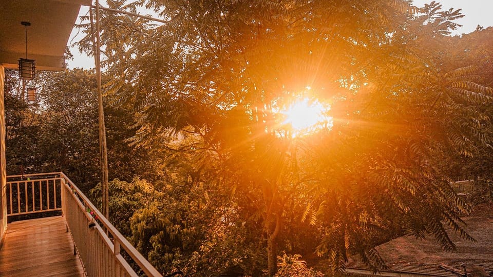 Day, Natural landscape, View (from property/room), Balcony/Terrace, Sunset