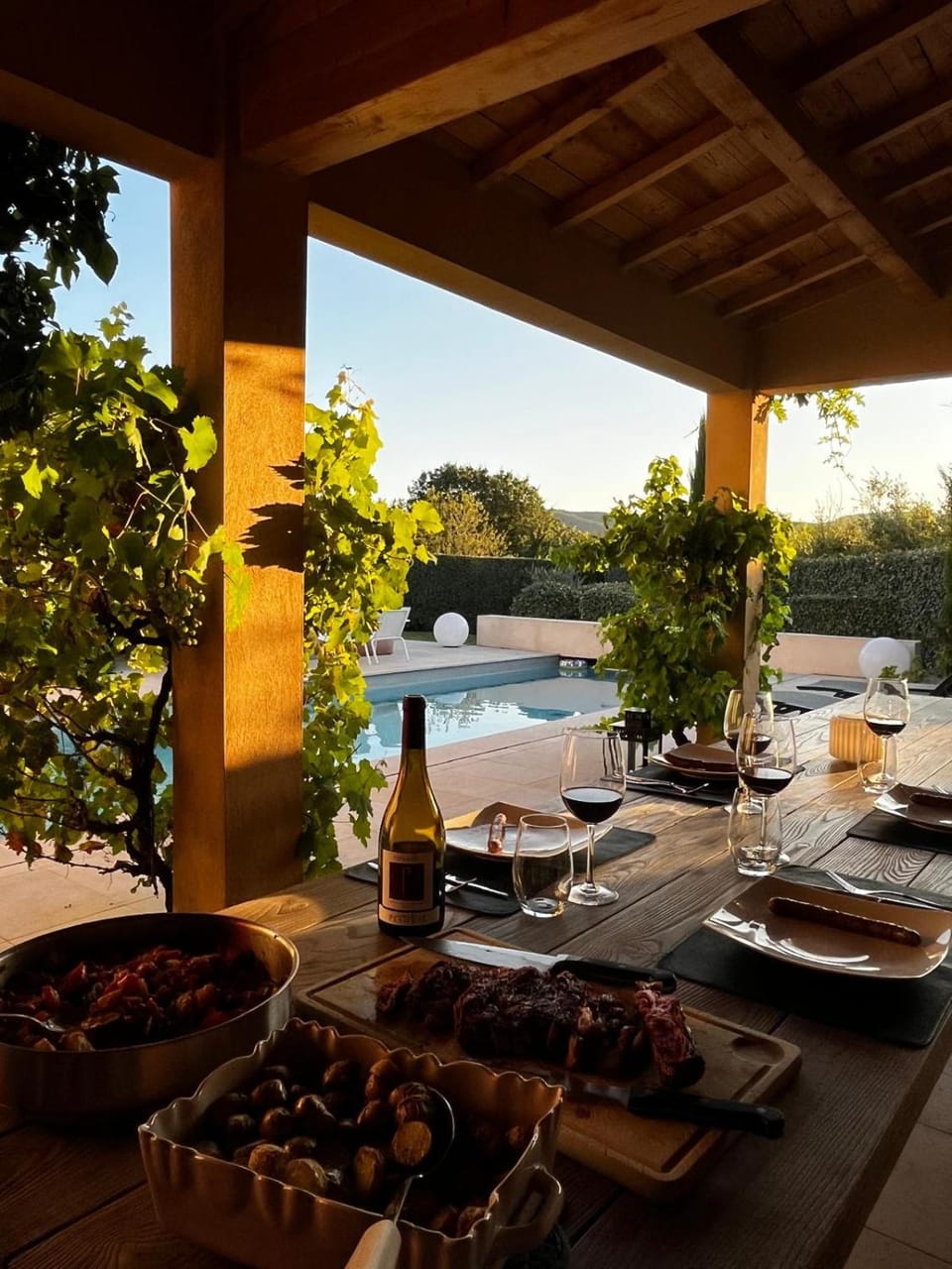 Day, Food and drinks, Garden view