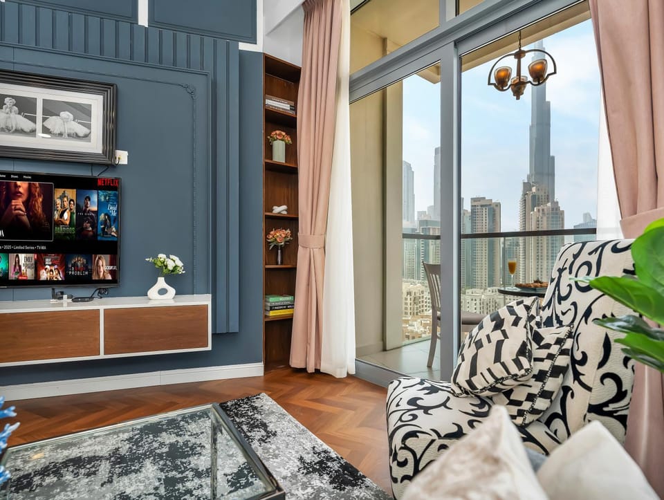 Living room, City view