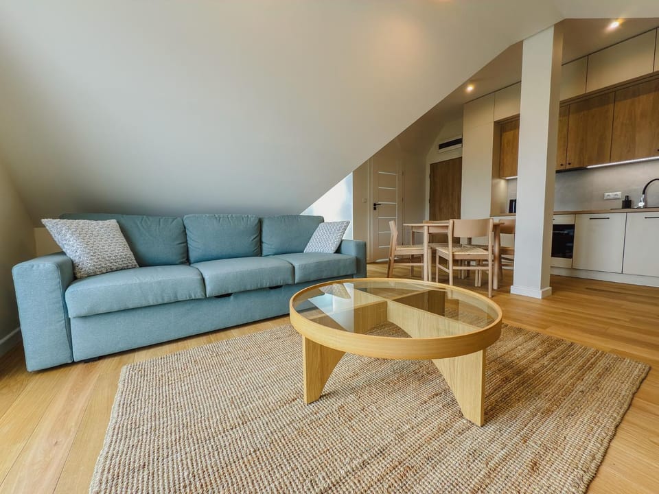 Kitchen or kitchenette, Living room, Dining area