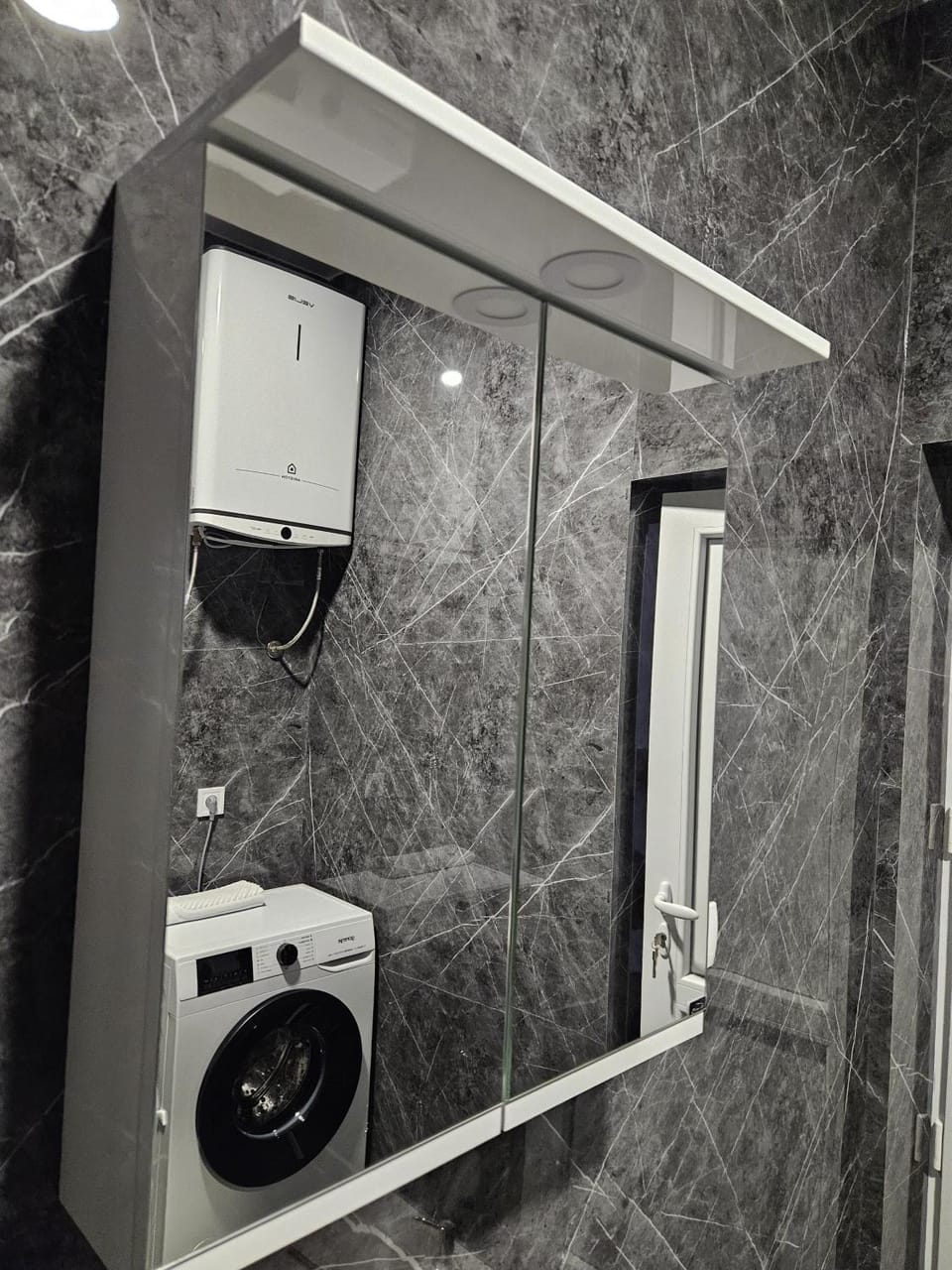 Shower, washing machine, dryer