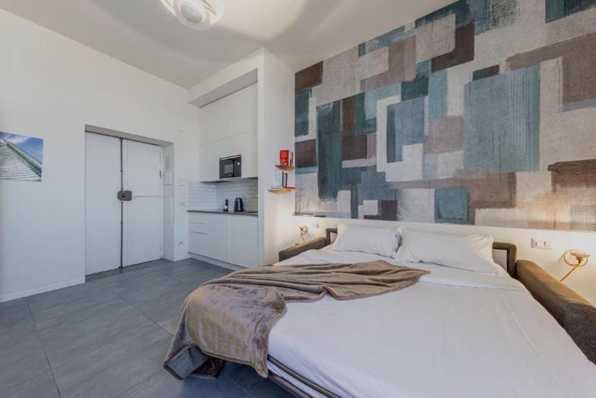 Kitchen or kitchenette, Photo of the whole room, Bedroom