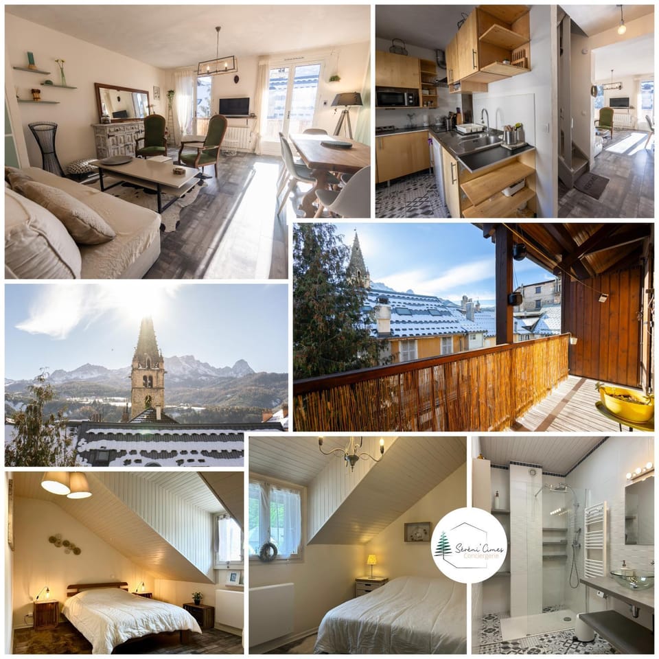 Shower, Natural landscape, Bathroom, TV and multimedia, Balcony/Terrace, Living room, Photo of the whole room, Dining area, Bedroom, kitchen