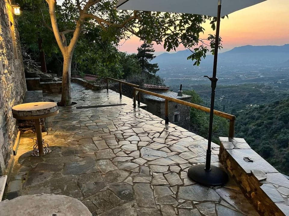 Natural landscape, Mountain view, Sunset