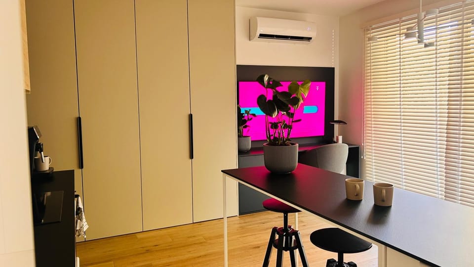 Communal lounge/ TV room, TV and multimedia, Kitchen or kitchenette, Dining area, Evening entertainment, air conditioner