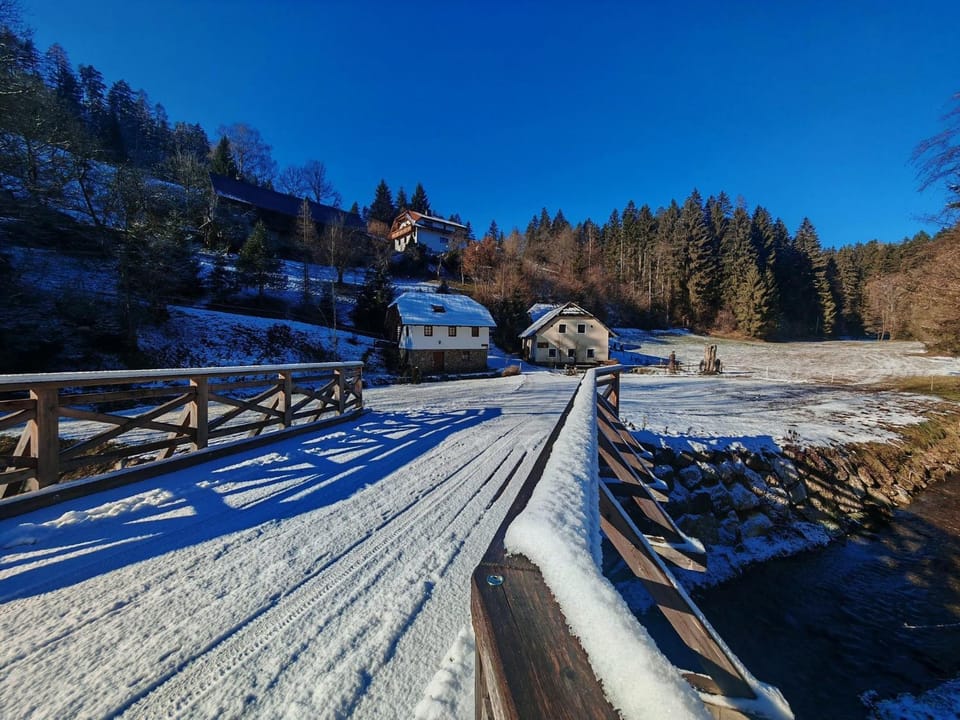 Property building, Nearby landmark, Winter, View (from property/room)