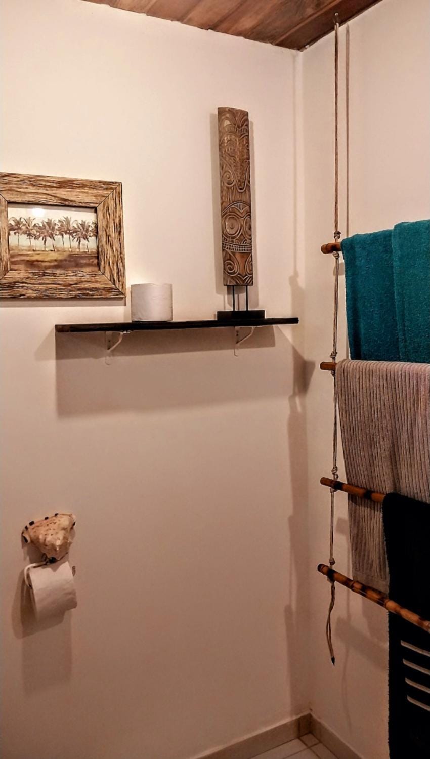 Bathroom, towels