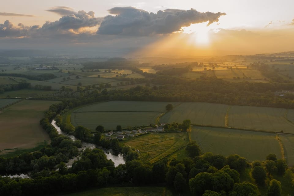 Day, Bird's eye view, Fishing, River view, Sunrise, Sunset