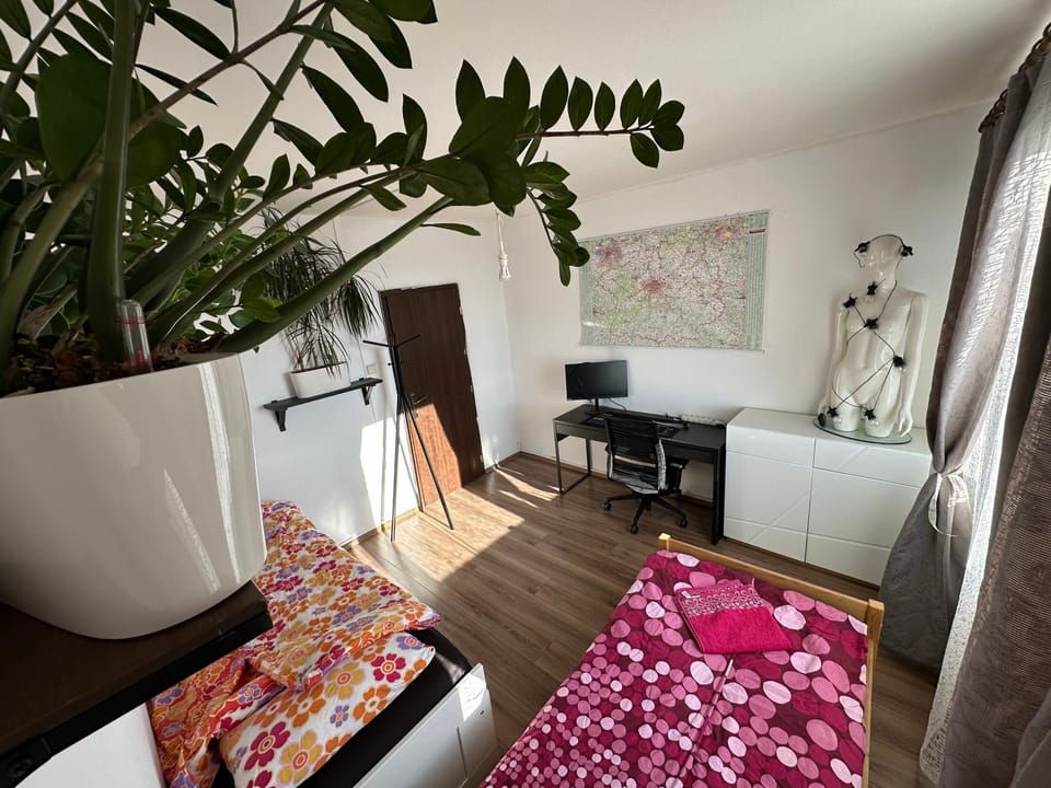Bed, Photo of the whole room, Seating area, Bedroom