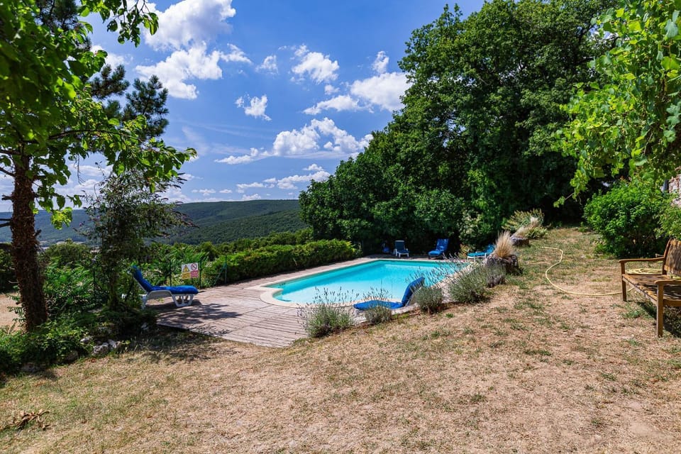Property building, Living room, Swimming pool