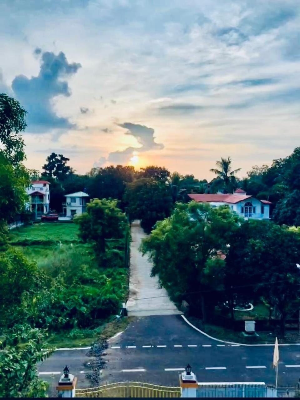 Quiet street view
