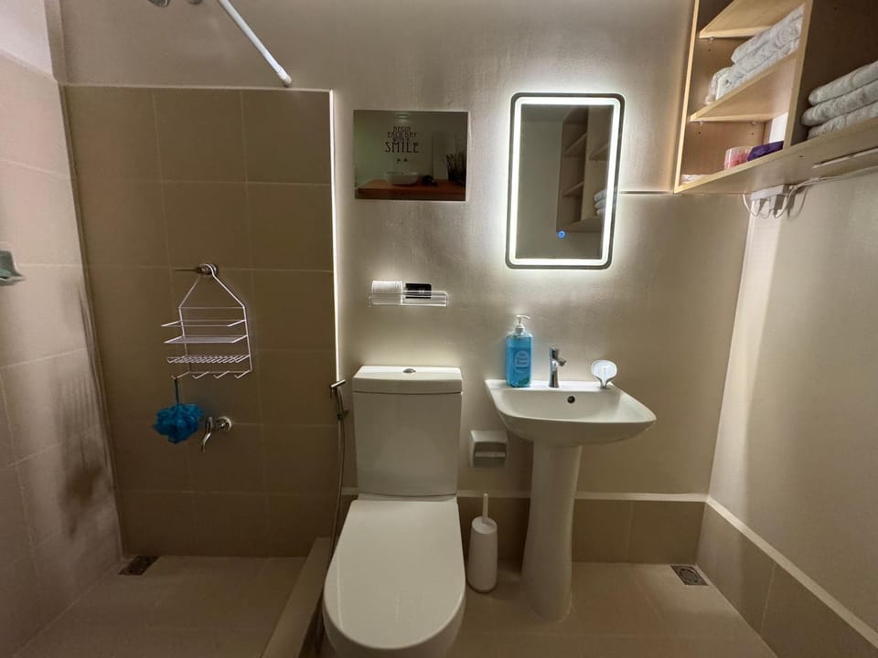 Shower, Toilet, Bathroom, towels