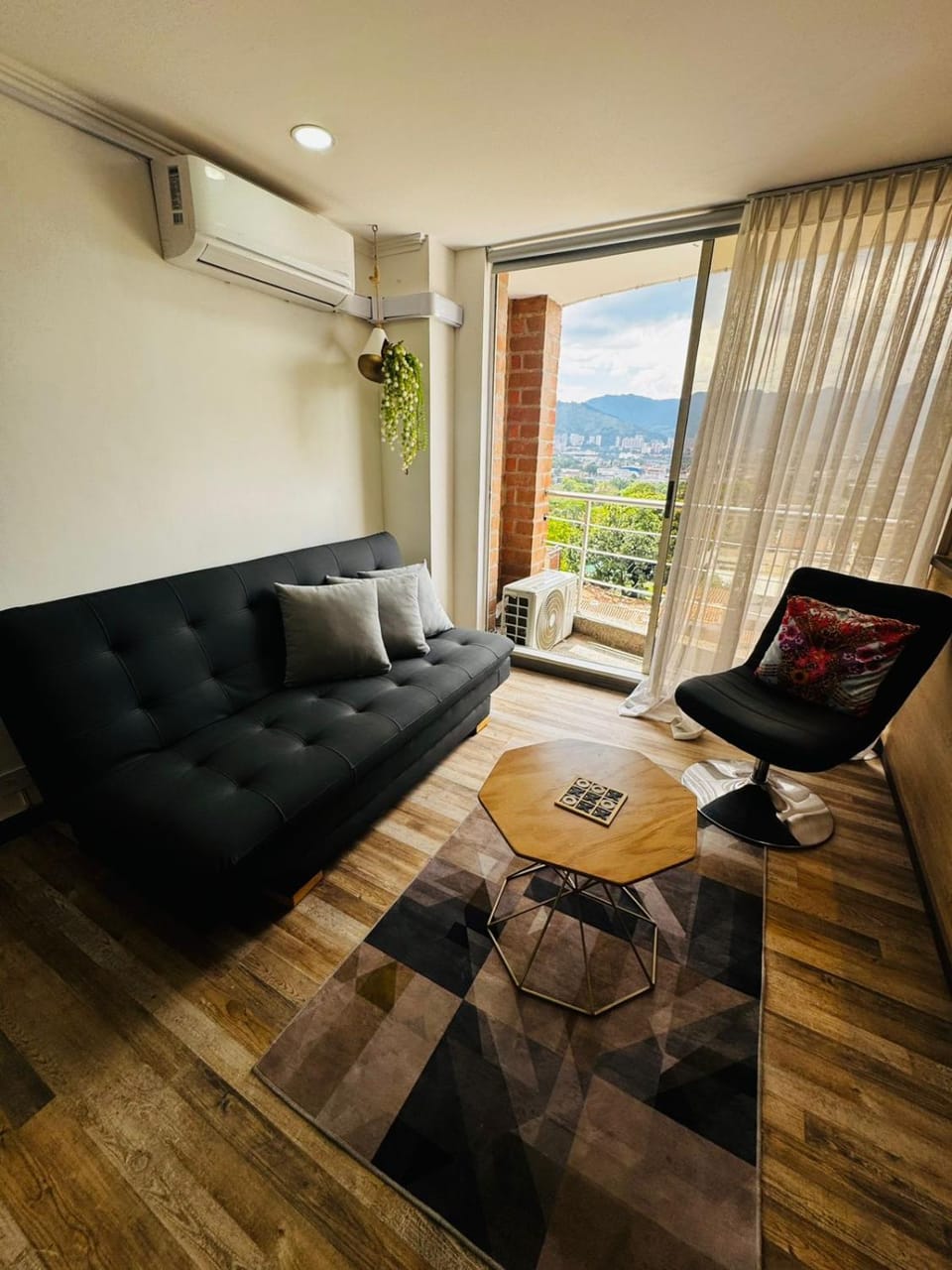 Living room, air conditioner