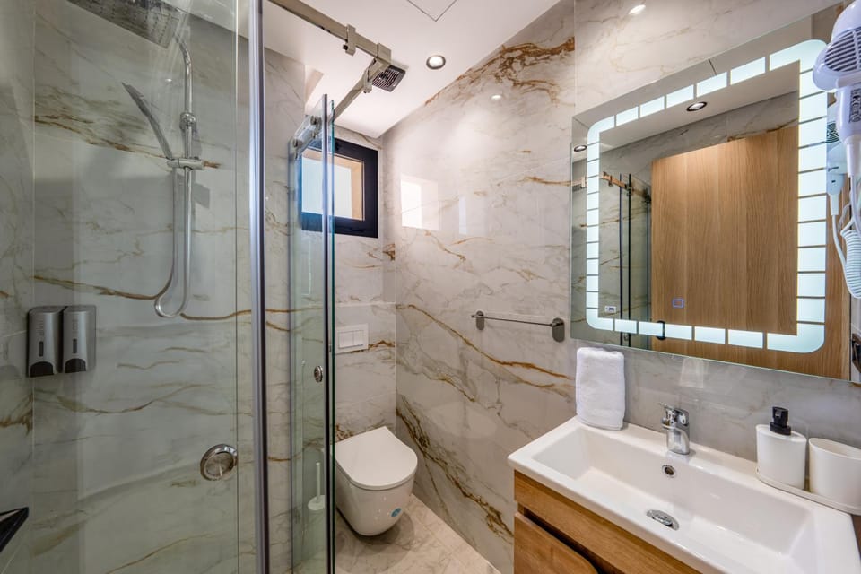 Shower, Toilet, Bathroom, towels