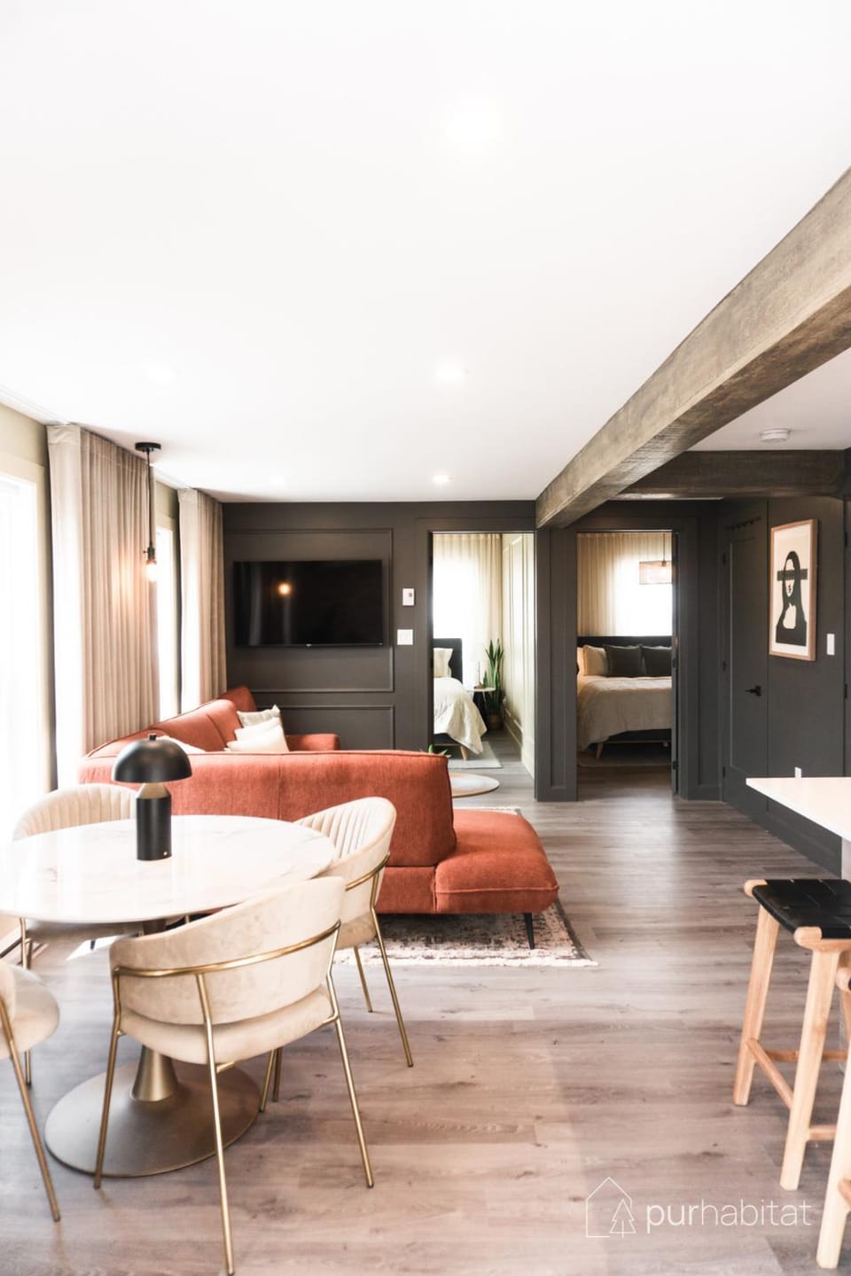 Living room, Dining area