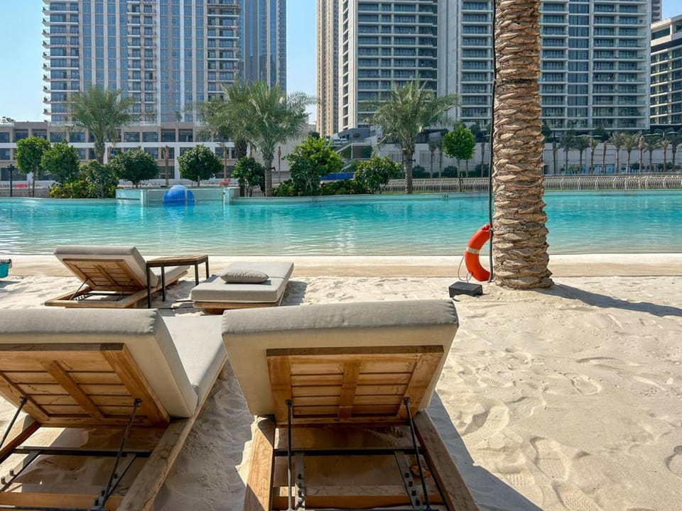 Beach, sunbed