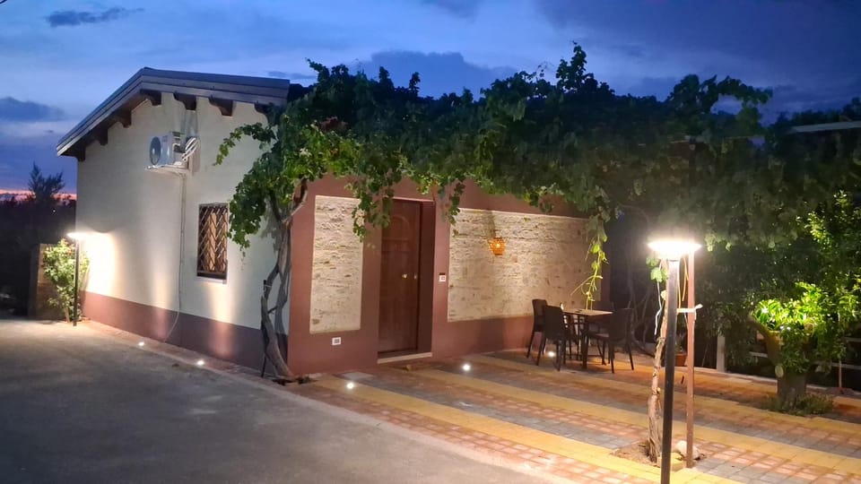 Patio, Night, Garden view