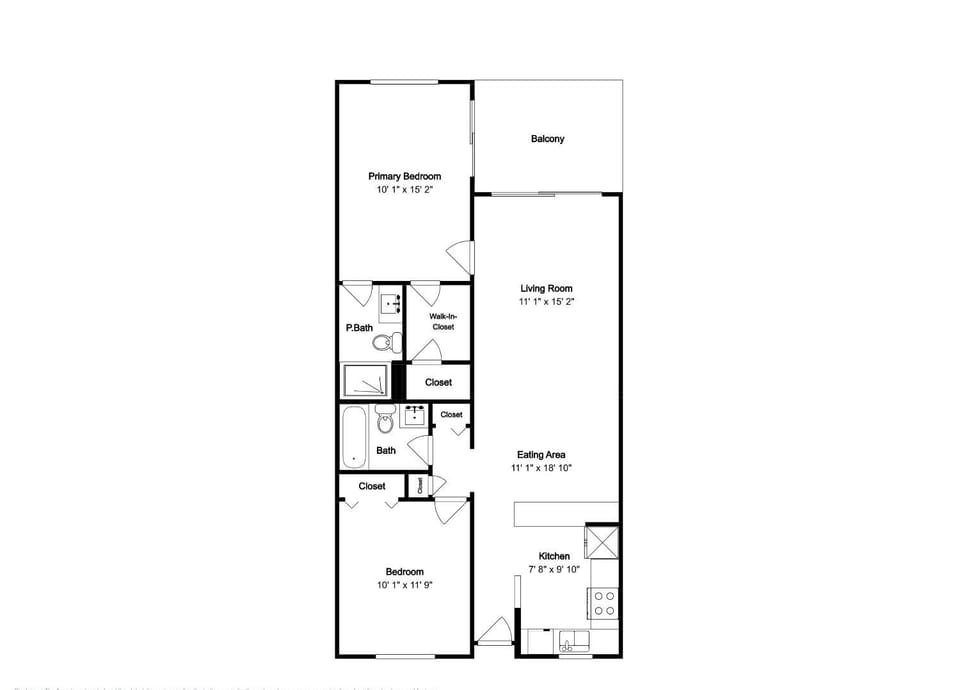 Bathroom, Balcony/Terrace, Kitchen or kitchenette, Living room, Floor plan, Dining area, Bedroom, Bath, stove, wardrobe