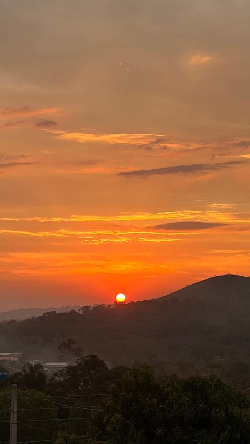 Nearby landmark, Natural landscape, Mountain view, Sunset