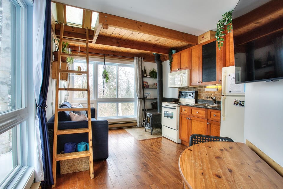 Le Tiny loft ski in ski out Apartment in Mont-Tremblant