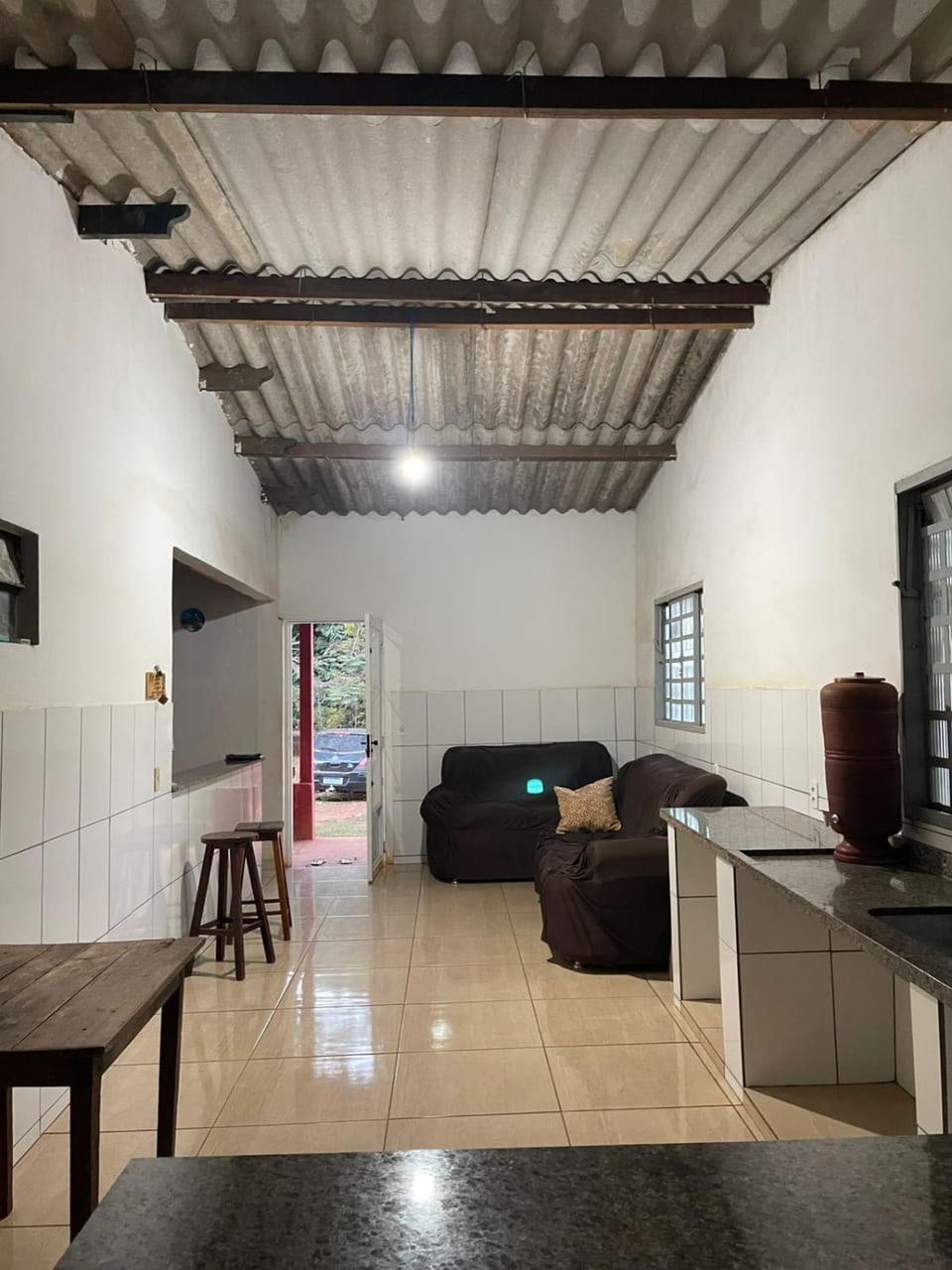 Kitchen or kitchenette, Living room