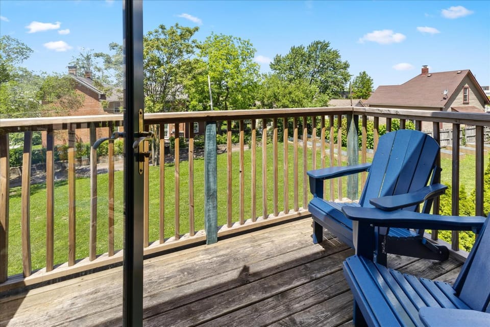 Stylish 2-Story Retreat w Balcony & Parking House in Indianapolis