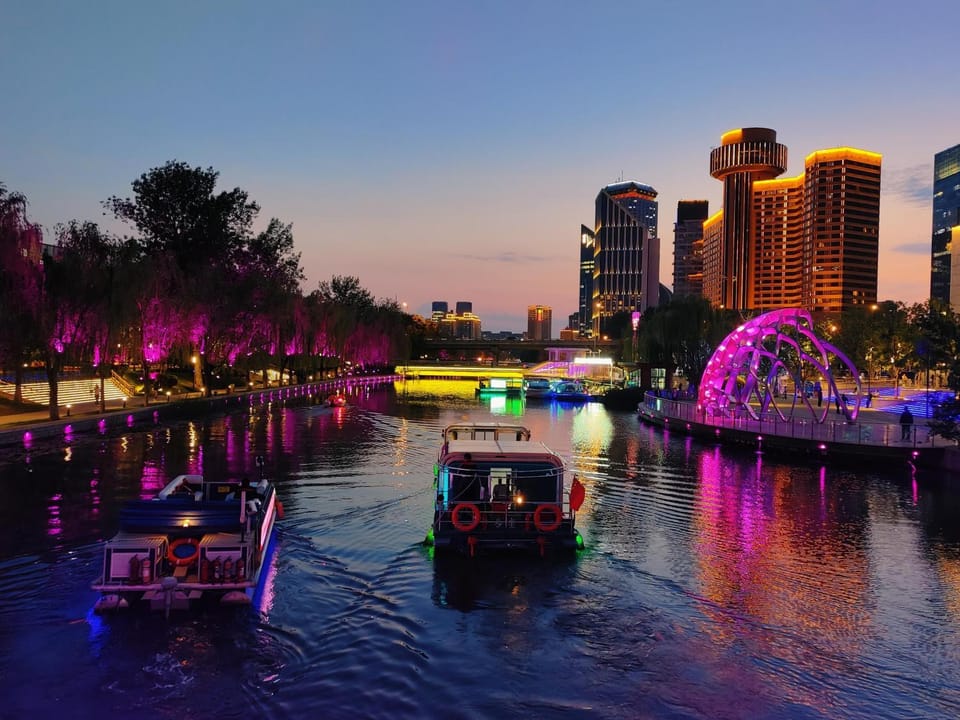 Nearby landmark, Night, Natural landscape, Activities, City view, River view