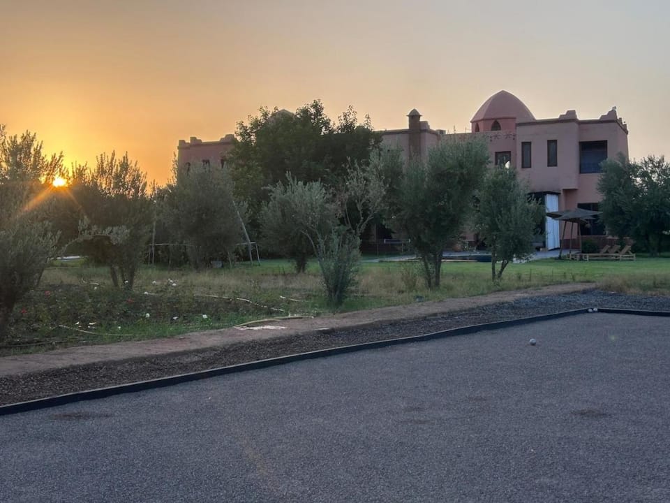 Property building, Sunset