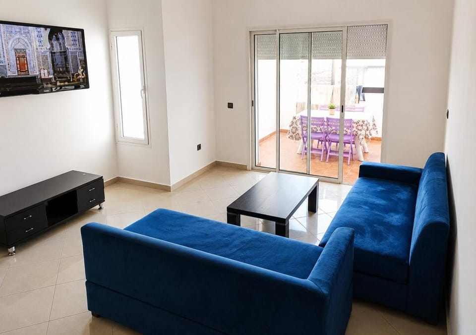 Spacieux T4 Calme Vue mer - Golf & Piscines Apartment in Tangier-Tétouan-Al Hoceima