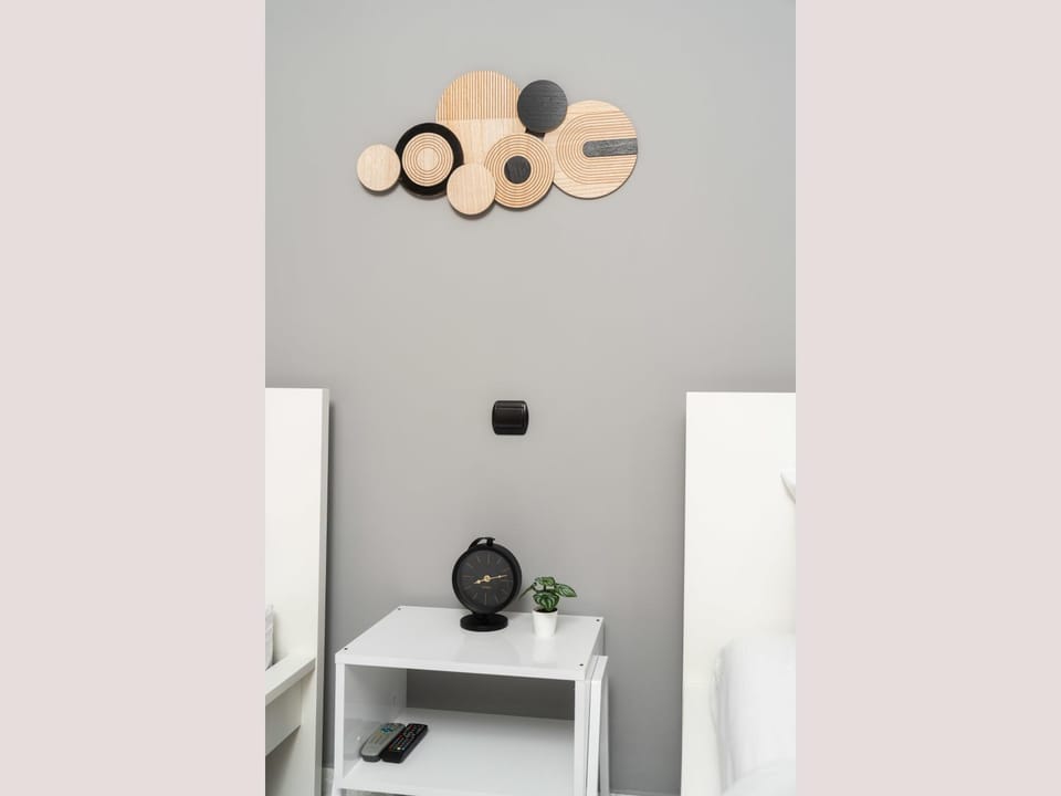 Bed, Decorative detail, Bedroom