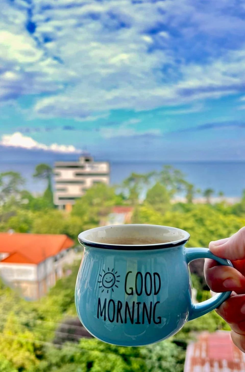 Coffee/tea facilities, Balcony/Terrace, Sea view