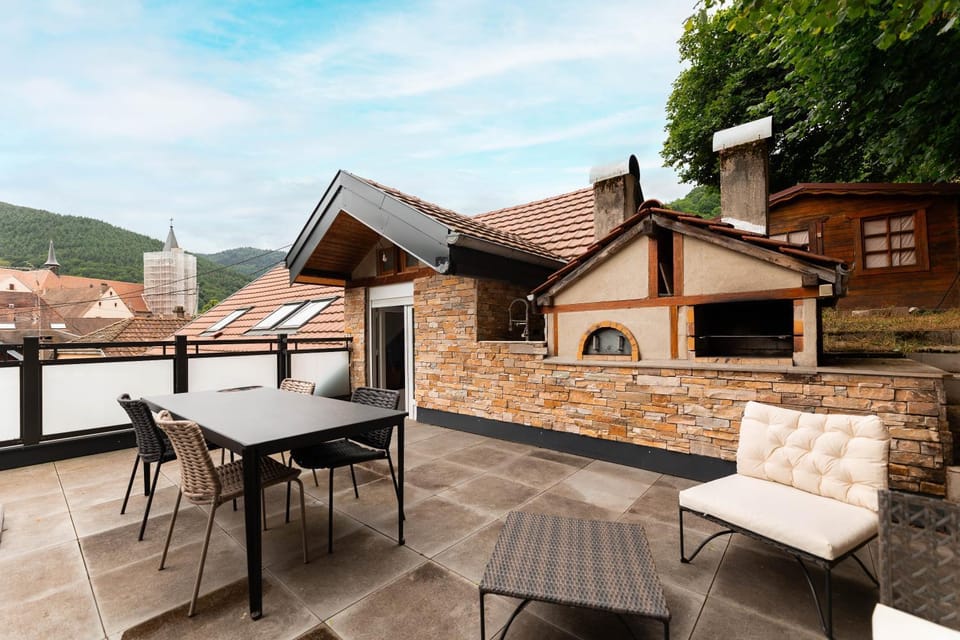 Patio, Natural landscape, View (from property/room), Balcony/Terrace, Mountain view