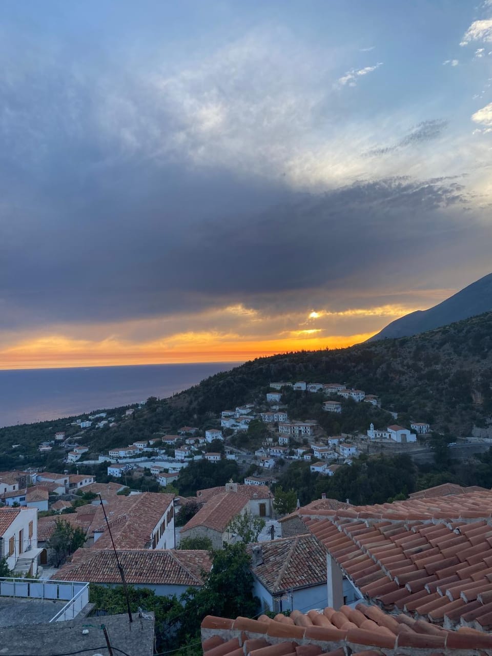 AMALIA Private Room - amazing sea view - DHERMI Bed and Breakfast in Dhërmi