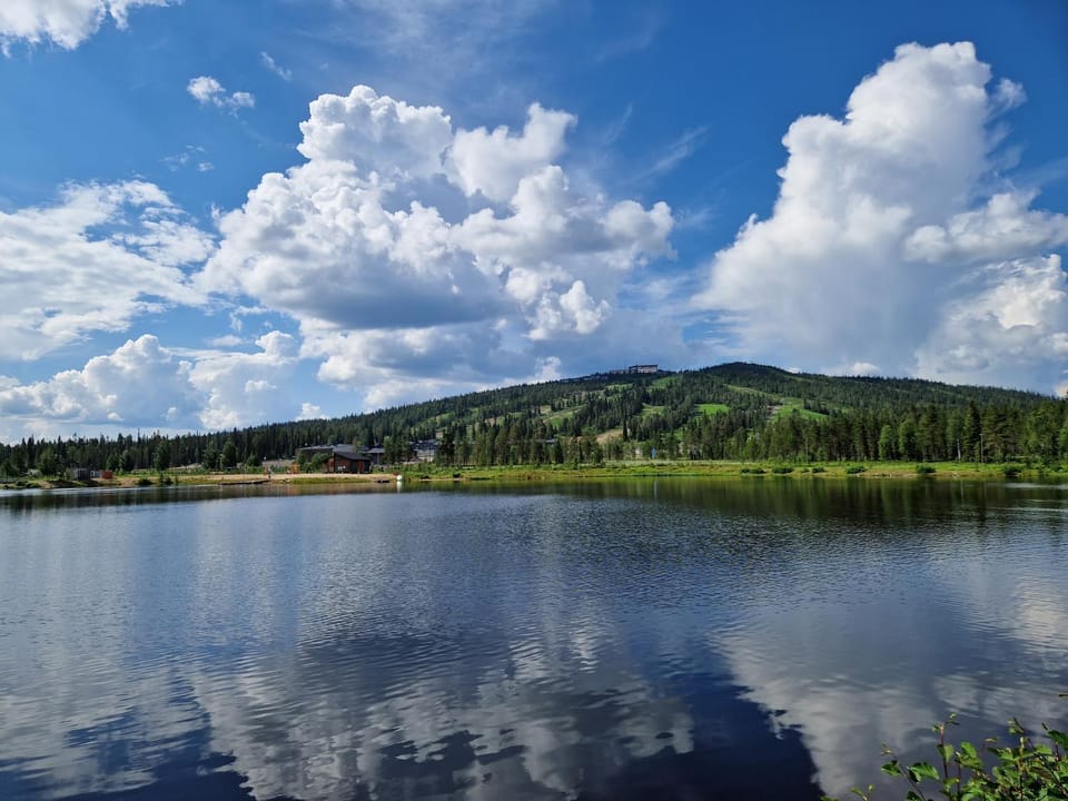 Day, Natural landscape, Summer, Lake view