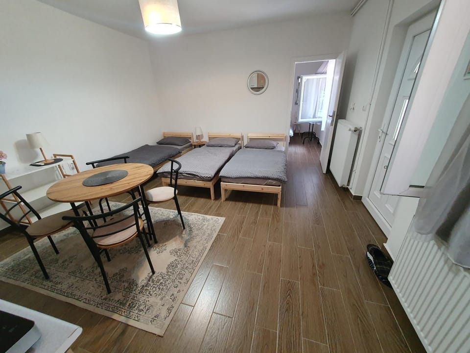 Bed, Kitchen or kitchenette, Living room, Photo of the whole room, Seating area, Dining area, Bedroom