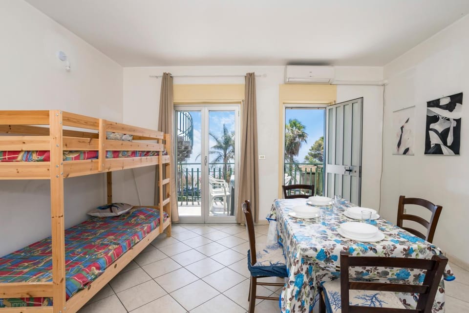 Property building, Living room, Bedroom