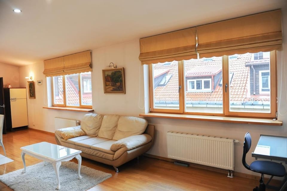 Rooftop Charm Stylish 2BDR Steps from Town Hall Apartment in Vilnius