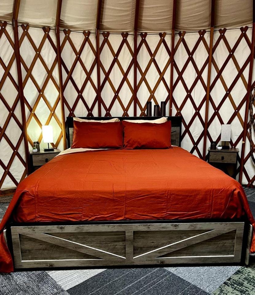 Incredible Equipped Yurt Amazing for a Glamping Experience in East Meredith, New York House in East Meredith