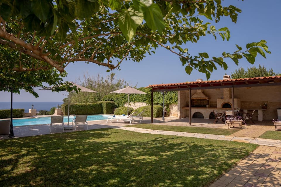 BBQ facilities, View (from property/room), Pool view, Sea view, Swimming pool