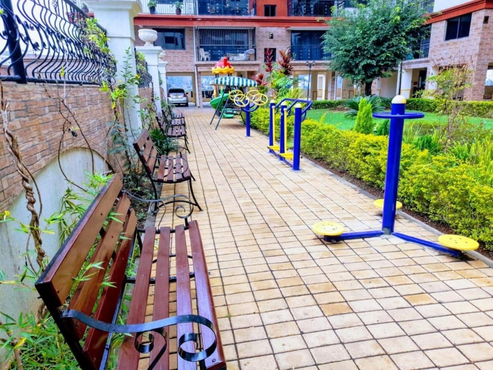 celestial three bedroom apartment with swimming pool fully equipped gym ample parking space children playing ground and a relaxing well manicured garden area for relaxing Apartment in Nairobi