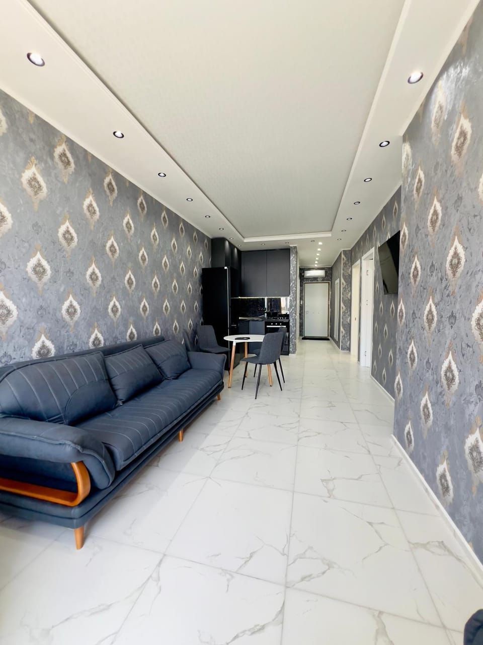 Квартира с 2-мя спальнями и видом на море в новом комплексе Next White Apartment in Batumi