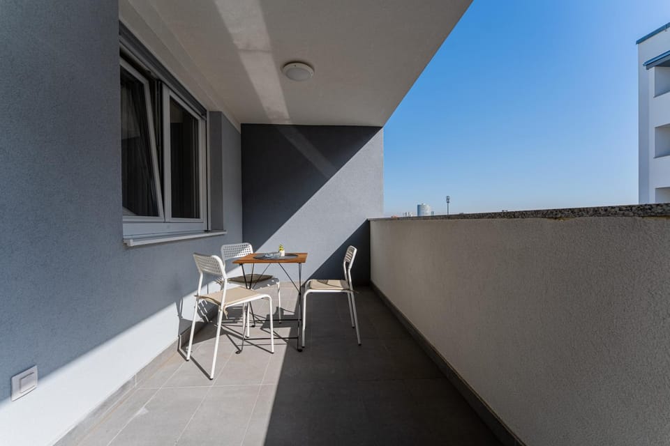 Property building, View (from property/room), Balcony/Terrace, Seating area