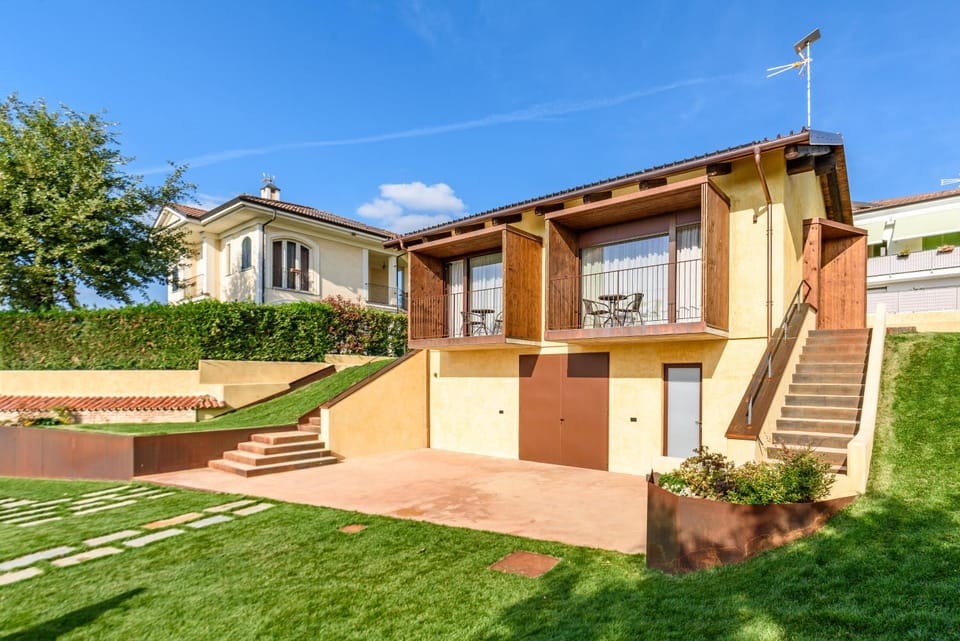 Property building, Garden view