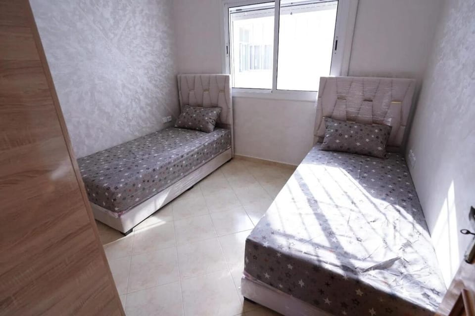 603 Apartment for rent in Martil, 2 bedrooms, balcony, pool Apartment in Tangier-Tétouan-Al Hoceima