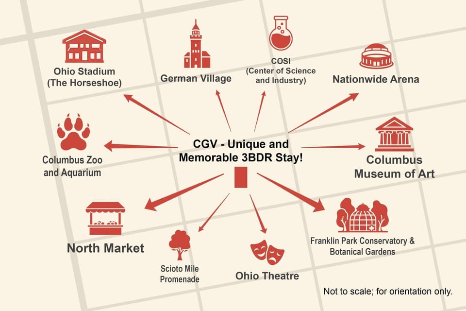 CGV - Unique and Memorable 3BDR Stay House in Ohio