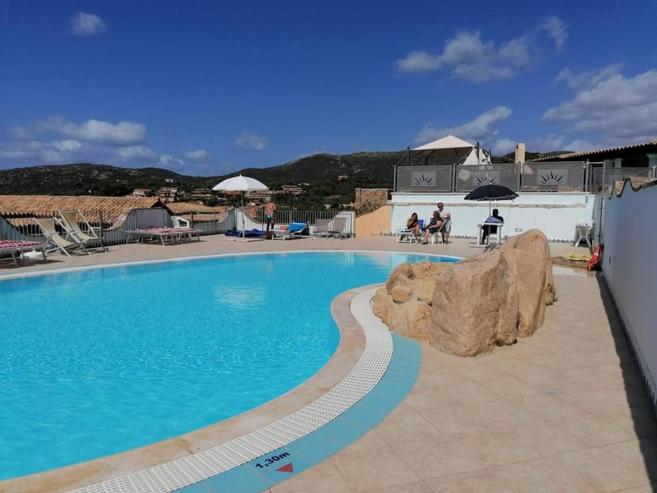 Natural landscape, Pool view, Swimming pool, sunbed