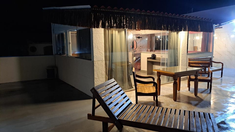 Night, View (from property/room), Balcony/Terrace