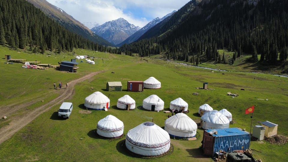 Aalam yurt camp Altyn-Arashan Campground/ 
RV Resort in Almaty Region, Kazakhstan