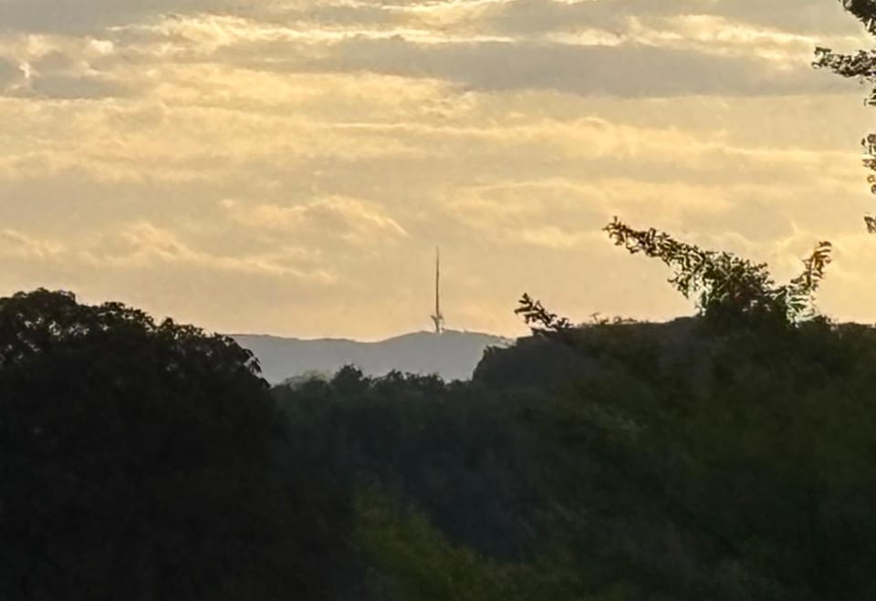 Mountain view, Sunset