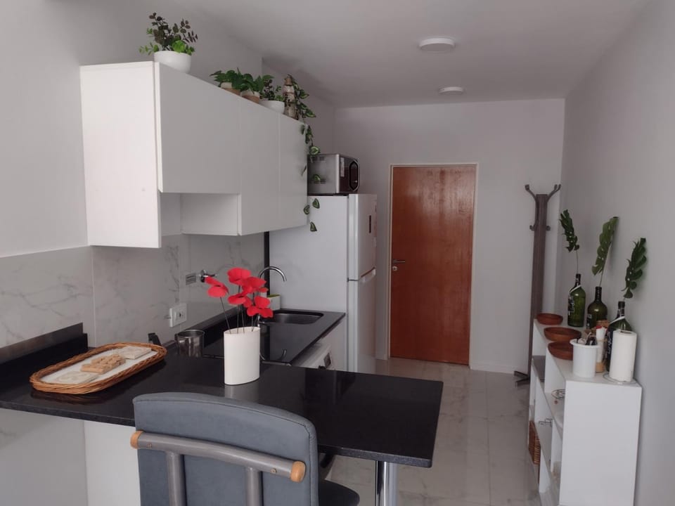 Kitchen or kitchenette, minibar, oven, stove